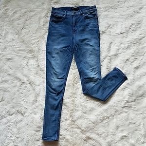 Express High Waisted Skinny Jeans